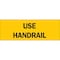 Brady Caution Sign, 3-1/2" H, 10" W, Polyester, Rectangle, English, 85145 85145 - alternate 1